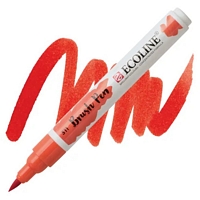 Markere acuarelabile Talens Ecoline Brush Pen - VERMILION