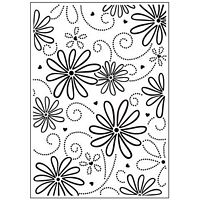 Folder embosare Darice, Petal, 1buc