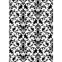 Placa embosare 5x7in Damask Background, Darice