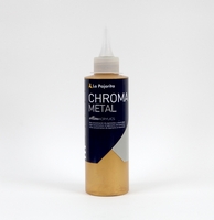 Culori vinilice extrafine Chroma Color, 200ml, La Pajarita - CCM-01 GOLD METAL