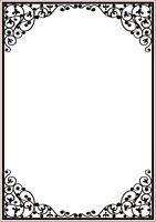 Placa embosare A4 Frame Oval, Darice