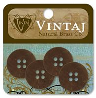 Vintaj Alterred Blank, alama, 19mm, 4 buc. - Button