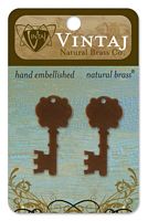 Vintaj Alterred Blank, alama, 2 buc, 35x16mm - Fancy Key