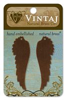 Vintaj Alterred Blank, alama, 2 buc, 52x17mm - Feathered Left Wing