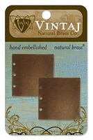 Vintaj Alterred Blank, alama, 2 buc, 29mm - Journal Page