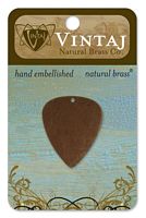 Vintaj Alterred Blank, alama, 1 buc, 31x26.5mm - Guitar Pick