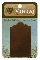 Vintaj Alterred Blank, alama, 1 buc, 53x30mm - Large Ornate Tag