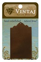 Vintaj Alterred Blank, alama, 1 buc, 53x30mm - Large Ornate Tag