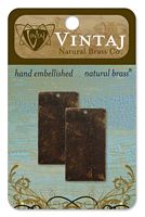 Vintaj Alterred Blank, alama, 2 buc, 32mm - Rectangle