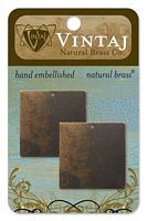 Vintaj Alterred Blank, alama, 2 buc, 29mm - Square