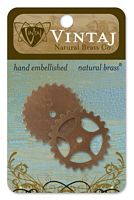 Vintaj Alterred Blank, alama, 2 buc, 25mm - Gear and Spoke Set