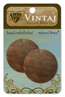 Vintaj Alterred Blank, alama, 2 buc, 34mm - Circle