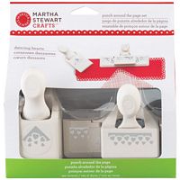 Set perforatoare margine si colt Dancing Hearts, Martha Stewart