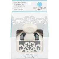 Perforator decupare margine Deep Double Edge, Martha Stewart - Scroll Heart