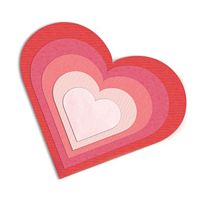 Matrita Sizzix Framelits, Hearts, set 6buc