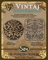 Matrita Sizzix Vintaj DecoEmboss - Nouveau Roses