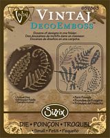 Matrita Sizzix Vintaj DecoEmboss - Fern Fronds