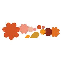 Matrita Sizzix Framelits, Flower Layers Leaf, 11buc