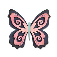 Matrita Sizzix Thinlits, Butterfly 2, set 3 buc