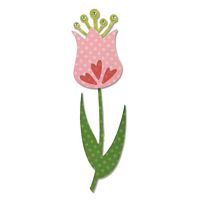 Matrita Sizzix Thinlits, Flower, Tulip Stem, 3buc