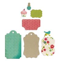 Matrita Sizzix Thinlits si Placa embosare, Embossed Gift Tags