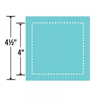 Matrita Sizzix Bigz Square 4 inch Finished, Unfinished