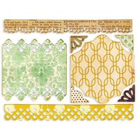 Matrita Sizzix Thinlits, Toppers, Borders and Corners, 8buc