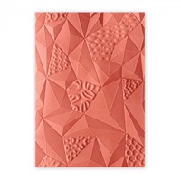 Placa embosare Sizzix Textured Impressions, Jumbled Triangles