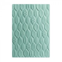 Placa embosare Sizzix Textured Impressions, Leaves