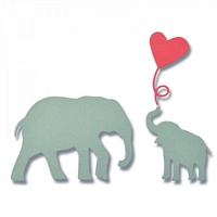 Matrita Sizzix Thinlits Baby Elephant, 3buc