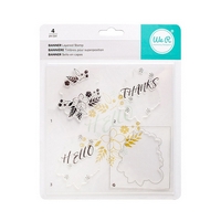 Stampile acrilice Layered Stamp Banner, WeR