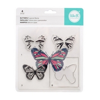 Stampile acrilice Layered Stamp Butterfly, WeR