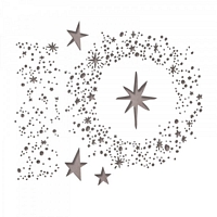 Matrita Sizzix Thinlits Snowy Stars, 6 buc