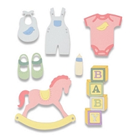 Matrita Sizzix Thinlits New Baby 2, 12buc