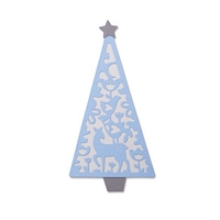 Matrita Sizzix Thinlits Folk Christmas Tree, 4buc