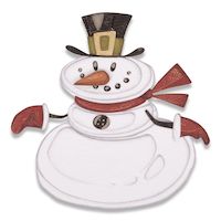 Matrita Sizzix Thinlits Mr Snowman, 11 buc