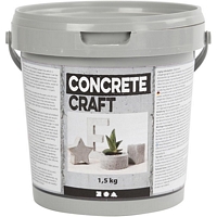 Material modelare Concrete Craft, grey, 1500g, Pigment