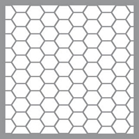 Sablon decorativ Honeywire 12x12in, Americana Decor, DecoArt