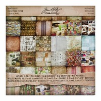 Set cartoane 12x12inch Destinations, 220gmp, Tim Holtz