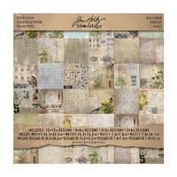 Set cartoane 12x12inch Wallflower, 220gmp, Tim Holtz