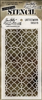 Sablon Tim Holtz Latticework, Stampers Anonymous