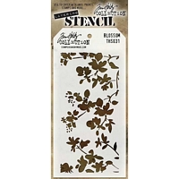 Sablon Tim Holtz Blossom, Stampers Anonymous