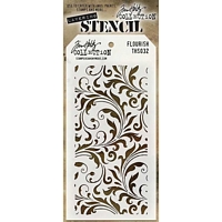 Sablon Tim Holtz Flourish, Stampers Anonymous