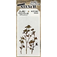 Sablon Tim Holtz Wildflower, Stampers Anonymous