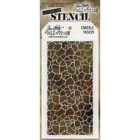 Sablon Tim Holtz Crackle, Stampers Anonymous