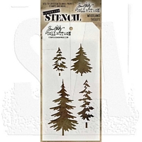 Sablon Tim Holtz Woodland, Stampers Anonymous