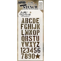 Sablon Tim Holtz Crate, Stampers Anonymous