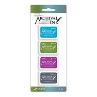 Tusiere Wendy Vecchi Archival Mini Ink Pad Kit 2, set 4 buc, Ranger Ink