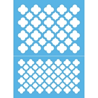 Sablon Stick-On Quatrefoil, 8x11in, DecoArt