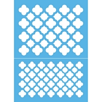 Sablon Stick-On Quatrefoil, 8x11in, DecoArt